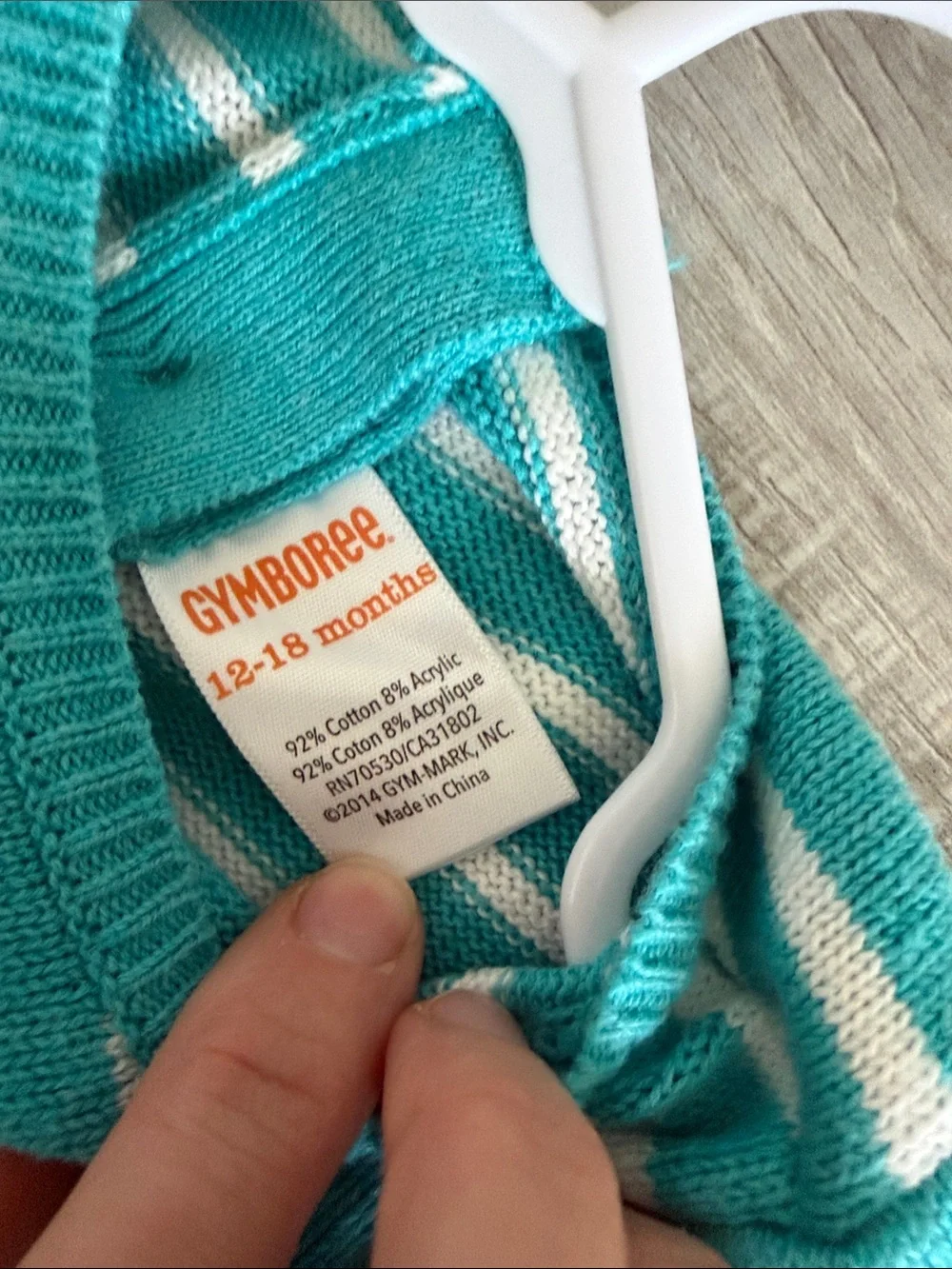 Gymboree Girls' Teal & Lime Bird Knit Dress